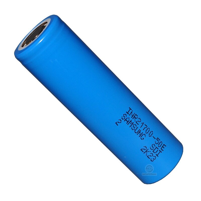 Акумулятор 21700 Samsung INR21700-50E 5000 mAh (Синій) від компанії shop-shap - фото 1