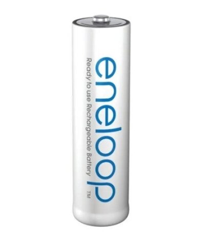 Акумулятор АА Panasonic Eneloop Ni-Mh R6 1900 mAh 4bl (BK-3MCCE/4BE) (Білий) від компанії shop-shap - фото 1