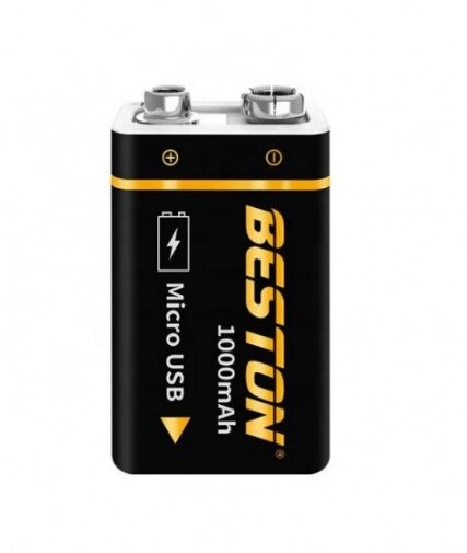 Акумулятор Beston USB крона 9v Li-ion 1000mAh від компанії shop-shap - фото 1