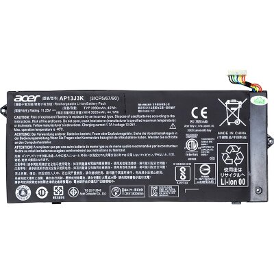 Акумулятор для ноутбука Acer Chromebook C720 (AP13J3K) 11.25V 45Wh (NB410408) від компанії shop-shap - фото 1