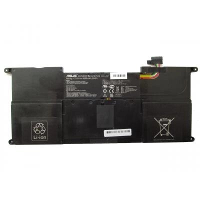 Акумулятор для ноутбука ASUS UX21A C23-UX21, 4800mAh (35Wh), 6cell, 7.4V, Li-Pol, чорна, (A47180) від компанії shop-shap - фото 1