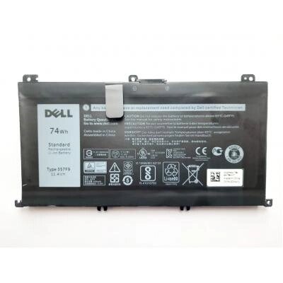 Акумулятор для ноутбука Dell Inspiron 15-7559 357F9, 74Wh (6400mAh), 6cell, 11.4V, Li-ion (A47599) від компанії shop-shap - фото 1