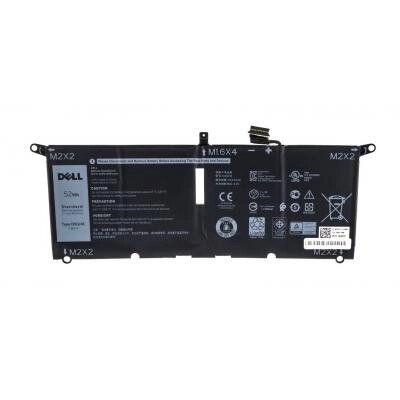 Акумулятор для ноутбука Dell XPS13-9370 DXGH8 52Wh (6500mAh), 4cell, 7.6V, Li-ion (A47543) від компанії shop-shap - фото 1