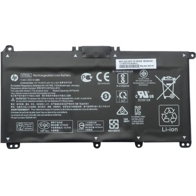 Акумулятор для ноутбука HP 250 G7HT03XL, 3470mAh (41.9Wh), 3cell, 11.55V, Li-ion, black (A47771) від компанії shop-shap - фото 1