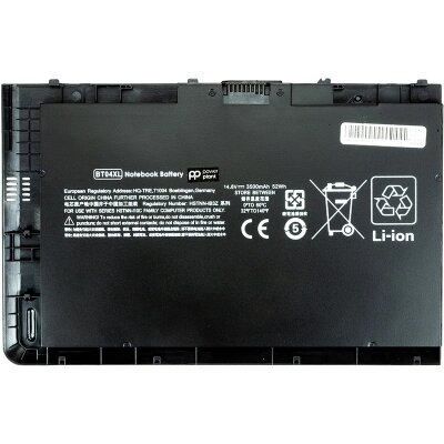 Акумулятор для ноутбука HP EliteBook Folio 9470m (BT04XL, HP9470PB) 14.8V 3500mAh PowerPlant (NB460670) від компанії shop-shap - фото 1