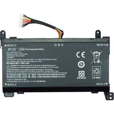 Акумулятор для ноутбука HP Omen 17 (FM08) 14.8V 5200mAh PowerPlant (NB461660) від компанії shop-shap - фото 1