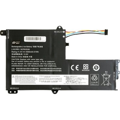 Акумулятор для ноутбука Lenovo Flex 5-1470 (L15C3PB1) 11.4V 4500mAh PowerPlant (NB480937) від компанії shop-shap - фото 1