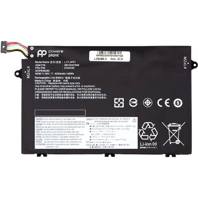 Акумулятор для ноутбука LENOVO ThinkPad E480 (01AV445) 11.4V 4000mAh PowerPlant (NB481248) від компанії shop-shap - фото 1