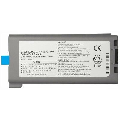 Акумулятор для ноутбука Panasonic ToughBook CF-30 CF-VZSU46, 8550mAh (87Wh), 9cell, 10.65V, Li-ion AlSoft (A47861) від компанії shop-shap - фото 1