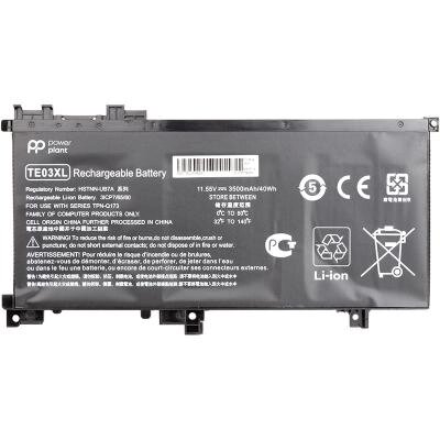 Акумулятор до ноутбука HP Omen 15 AX000 (HSTNN-UB7A, TE03) 11.55V 3500mAh PowerPlant (NB461455) від компанії shop-shap - фото 1