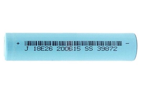 Акумулятор LG Li-ion 18650 2600mAh DLG (J18E26) Блакитний від компанії shop-shap - фото 1