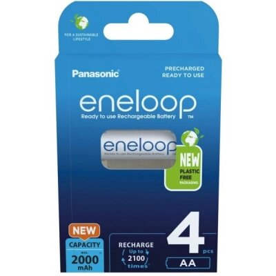 Акумулятор Panasonic Eneloop AA 2000mAh NI-MH*4 (BK-3MCDE/4BE) від компанії shop-shap - фото 1