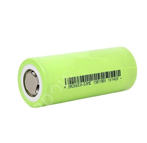 Акумулятор Sinowatt SW26650-50ME 5000 mAh 15A (зелений) від компанії shop-shap - фото 1