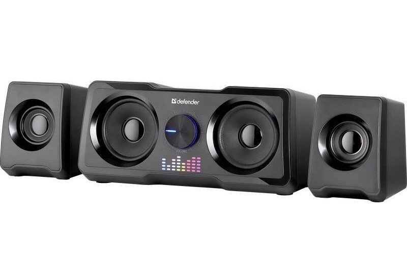 Акустична система Defender Soundwall (2.1) 16W (живлення від USB) Чорна від компанії shop-shap - фото 1