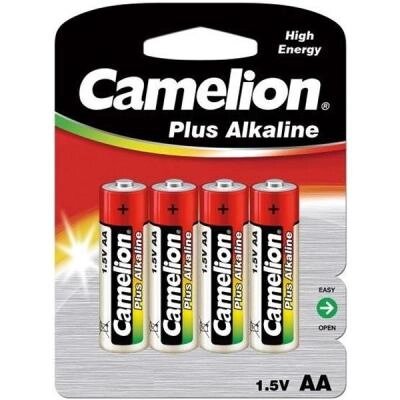 Батарейка Camelion AA LR6 Plus Alkaline * 4 (LR6-BP4) від компанії shop-shap - фото 1