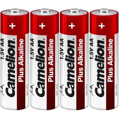 Батарейка Camelion AA LR6 Plus Alkaline (Shrink) * 4 (LR6-SP4) від компанії shop-shap - фото 1