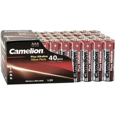 Батарейка Camelion AAA Plus Alkaline LR03 * 40 (LR03-SP40) від компанії shop-shap - фото 1