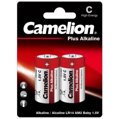 Батарейка Camelion C LR14 Plus Alkaline * 2 (LR14-BP2) від компанії shop-shap - фото 1