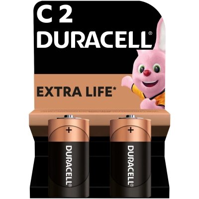 Батарейка Duracell C LR14 лужна 2шт. в упаковці (5000394052529 / 81483545) від компанії shop-shap - фото 1