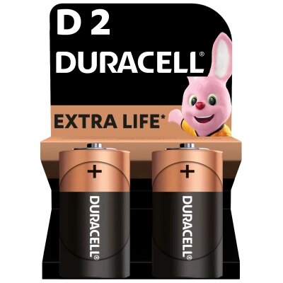 Батарейка Duracell D LR20 лужна 2шт. в упаковці (81545439/5005987/5014435) від компанії shop-shap - фото 1