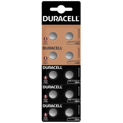 Батарейка Duracell LR44 / V13GA / A76 ( плакат 2*5) * 10 (5008184) від компанії shop-shap - фото 1