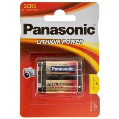 Батарейка Panasonic 2CR5 * 1 LITHIUM (2CR-5L/1BP) від компанії shop-shap - фото 1