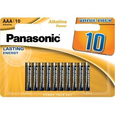 Батарейка Panasonic AAA LR03 Alkaline Power * 10 (LR03REB/10BW) від компанії shop-shap - фото 1