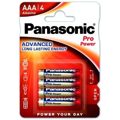 Батарейка Panasonic AAA LR03 Pro Power * 4 (LR03XEG/4BP) від компанії shop-shap - фото 1