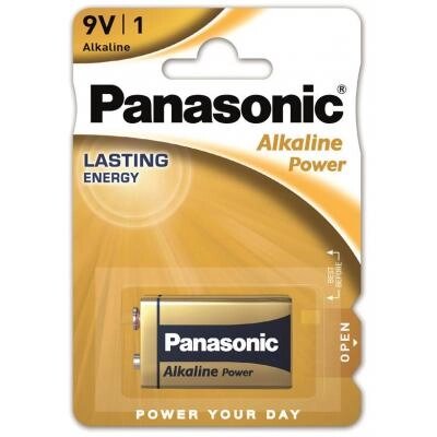 Батарейка Panasonic Крона 6LR61 Alkaline Power * 1 (6LR61REB/1BP) від компанії shop-shap - фото 1