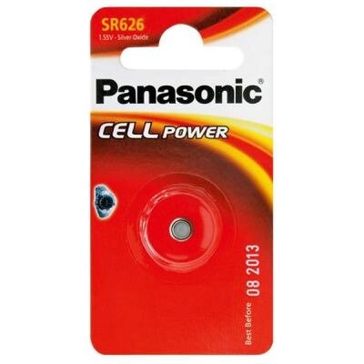 Батарейка Panasonic SR626 * 1 Silver Oxide (SR-626EL/1B) від компанії shop-shap - фото 1