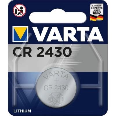 Батарейка Varta CR 2430 Lithium * 1 (06430101401) від компанії shop-shap - фото 1