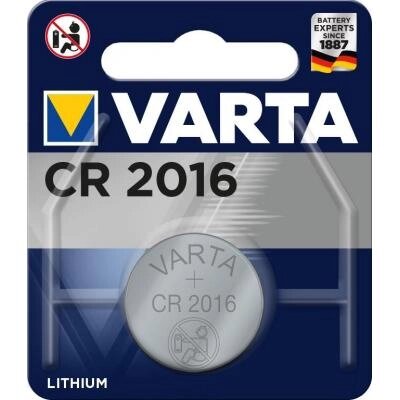 Батарейка Varta CR2016 Lithium * 1 (06016101401) від компанії shop-shap - фото 1