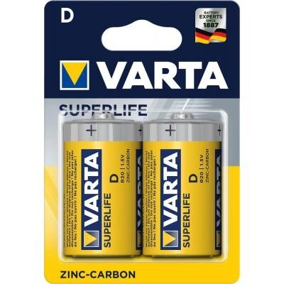 Батарейка Varta D Suprelife Carbon-Zinc * 2 (02020101412) від компанії shop-shap - фото 1