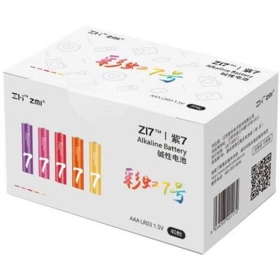 Батарейка ZMI ZI7 Rainbow AAA batteries * 40 (Ф01153) від компанії shop-shap - фото 1