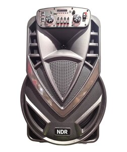 Бездротова вулична Bluetooth колонка NDR-V15 1500Вт (динамік 40 Вт) 15 дюймів