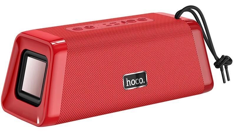 Бездротова Bluetooth колонка mini speaker Hoco BS35 IPX5 Камуфляж Червоний від компанії shop-shap - фото 1