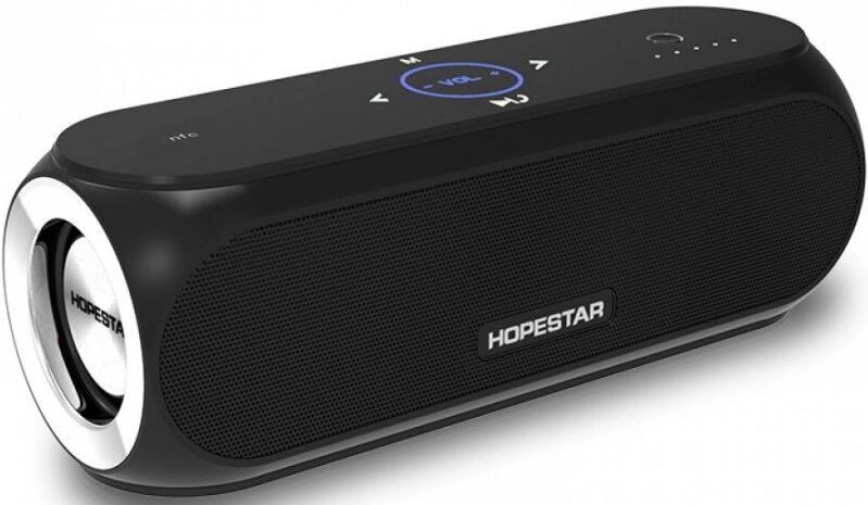 Бездротова Bluetooth колонка mini speaker Hopestar H19 power bank + mic Чорний від компанії shop-shap - фото 1