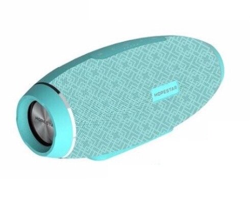 Бездротова Bluetooth колонка mini speaker Hopestar H20 power bank Біло-зелений від компанії shop-shap - фото 1