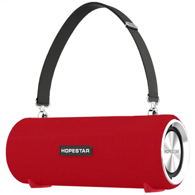 Бездротова Bluetooth колонка mini speaker Hopestar H39 Power bank Червоний від компанії shop-shap - фото 1