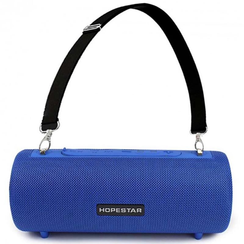 Бездротова Bluetooth-колонка mini speaker Hopestar H39 Power bank Синій від компанії shop-shap - фото 1