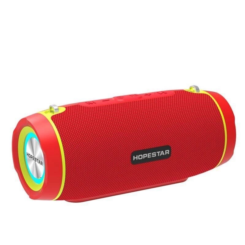 Бездротова Bluetooth-колонка mini speaker Hopestar H45 Party + Power bank 10 Вт Червоний від компанії shop-shap - фото 1