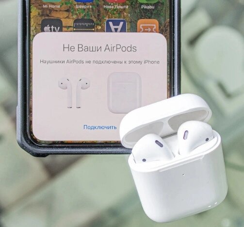 Бездротові сенсорні bluetooth навушники Hoco ES39 з кейсом White від компанії shop-shap - фото 1