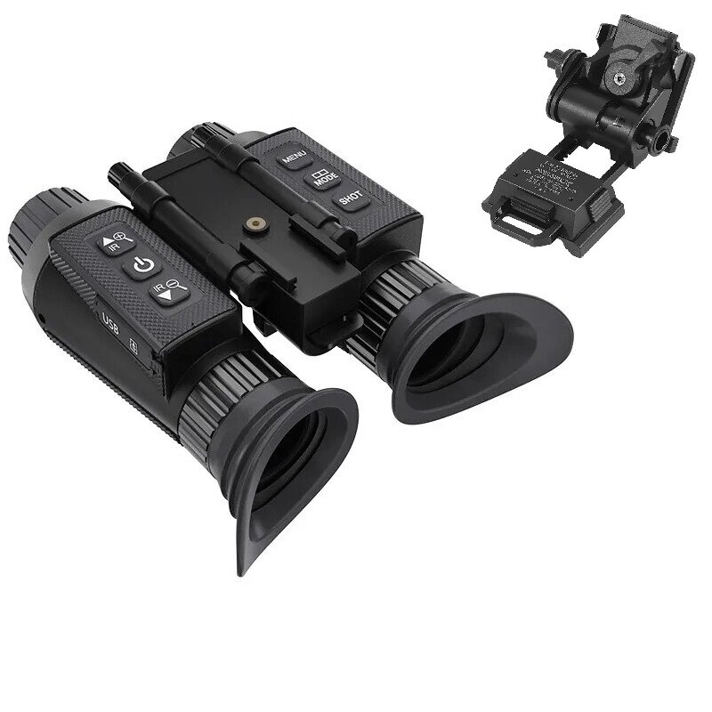 Бінокль нічного бачення NV8300 Super Light 4K HD 36MP 3D (до 500м) + кріплення Wilcox L4G24 (метал) від компанії shop-shap - фото 1