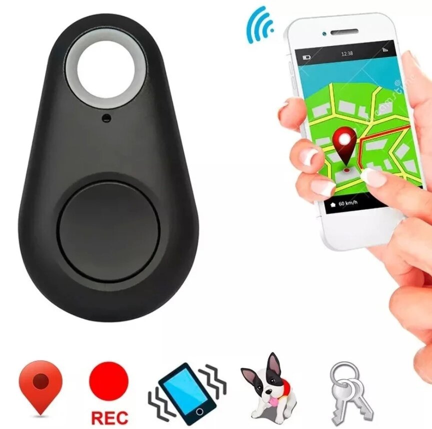 Брелок трекер із маячком iTag anti lost loos Bluetooth 4.0 від компанії shop-shap - фото 1