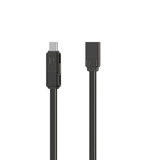 Combo 3-in-1 кабель Lightning/microUSB/Type-C USB, 1м tarnish Gplex RC-070th Remax 370101 від компанії shop-shap - фото 1