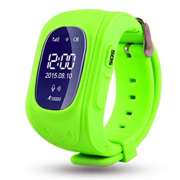 Дитячий розумний смарт-годинник Smart Baby Watch Q50 GPS Green Зелений від компанії shop-shap - фото 1