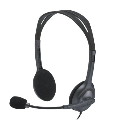 Гарнитура навушники Logitech H110 Stereo Headset with 2*3pin jacks (981-000271) для колцентру від компанії shop-shap - фото 1