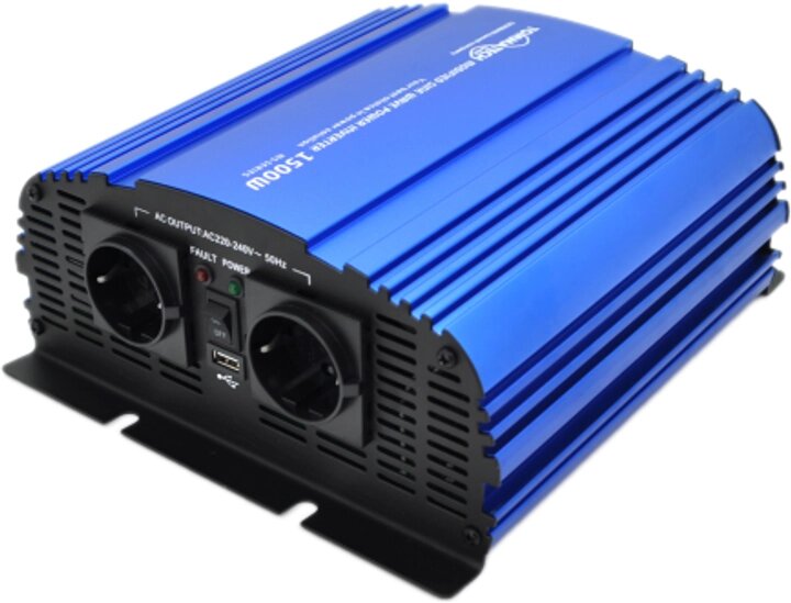 Інвертор напруги Tommatech MS-1500 12V/220V 1500W з апроксимованою синусоїдою від компанії shop-shap - фото 1