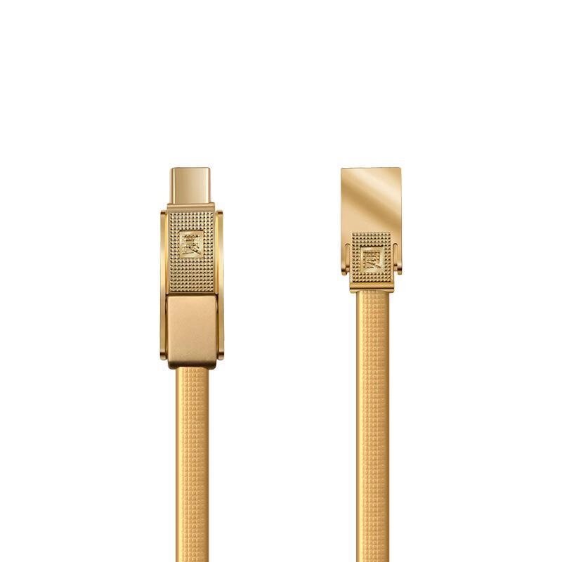 Кабель Lightning-microUSB-Type-C-USB 1 м Gplex Remax RC-070th-Gold від компанії shop-shap - фото 1