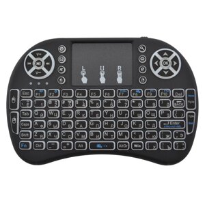 Клавіатура бездротова з тачпадом mini i8+ з підсвічуванням та акумулятором BL-5C